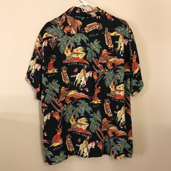 Sun Surf Rayon Short Sleeves Hawaiian Shirt XL - Picture 2 of 13